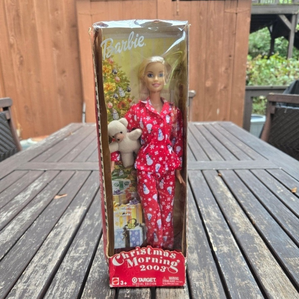 2003 Christmas Morning Barbie Doll Target Special Edition NRFB